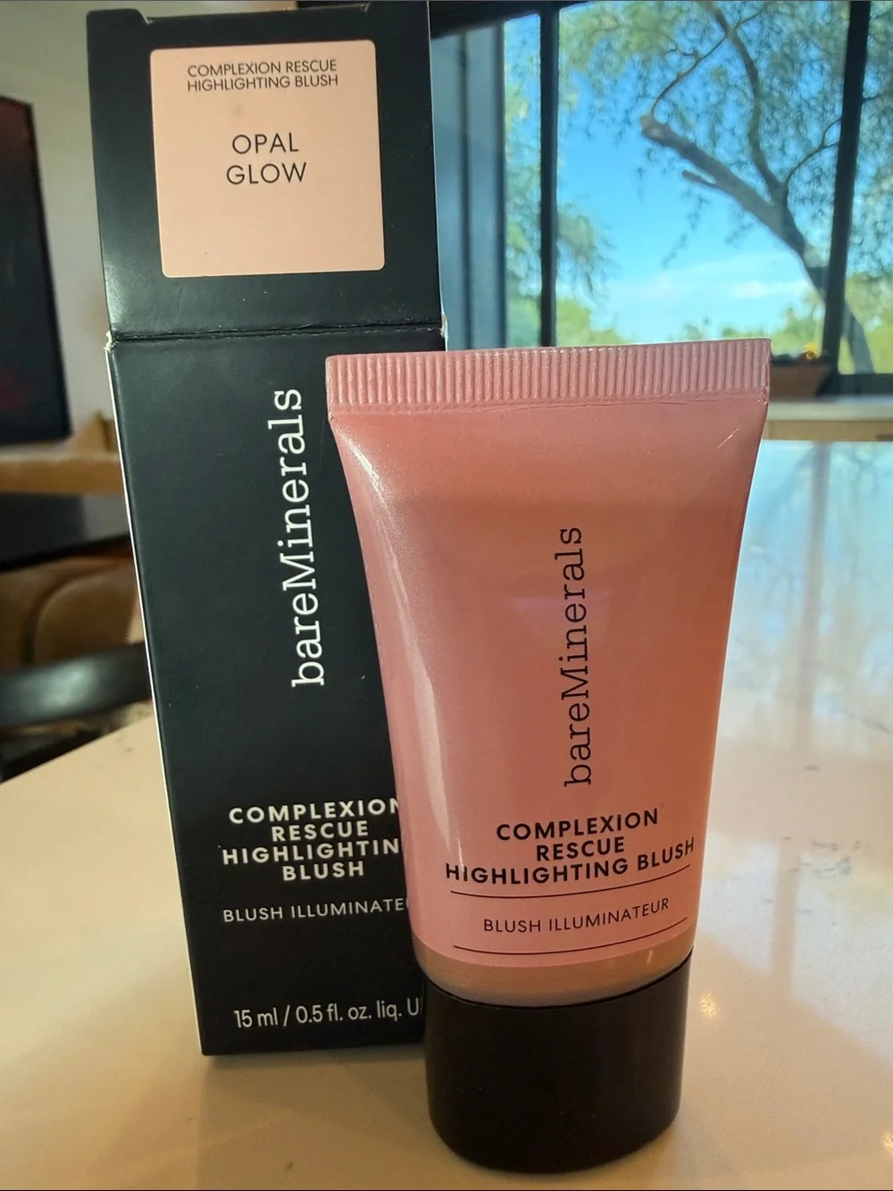 Bareminerals COMPLEXION RESCUE HIGHLIGHTING BLUSH Color Opal Glow